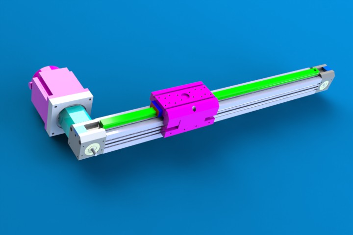 直線滑臺---3D動畫演示